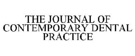 THE JOURNAL OF CONTEMPORARY DENTAL PRACTICE