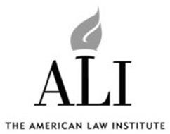 THE AMERICAN LAW INSTITUTE ALI