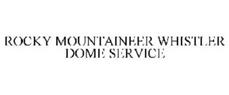 ROCKY MOUNTAINEER WHISTLER DOME SERVICE