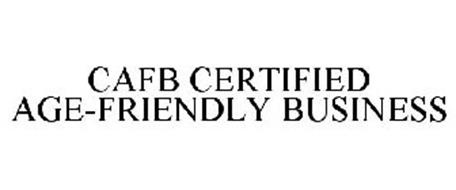 CAFB CERTIFIED AGE-FRIENDLY BUSINESS
