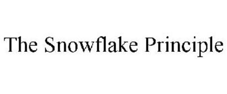 THE SNOWFLAKE PRINCIPLE