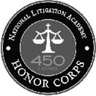 NATIONAL LITIGATION ACADEMY 450 HOURS HONOR CORPS
