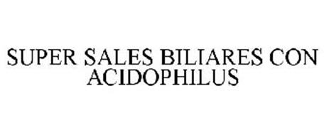 SUPER SALES BILIARES CON ACIDOPHILUS