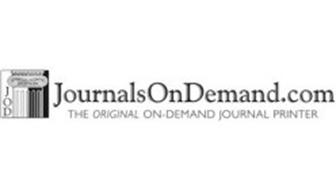 JOD JOURNALSONDEMAND.COM THE ORIGINAL ON-DEMAND JOURNAL PRINTER