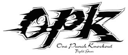 OPK ONE PUNCH KNOCKOUT FIGHT GYM