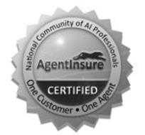 AGENTINSURE CERTIFIED NATIONAL COMMUNITY OF AI PROFESSIONALS ONE CUSTOMER ONE AGENT
