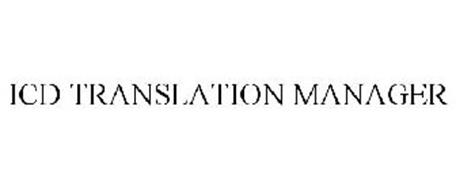 ICD TRANSLATION MANAGER