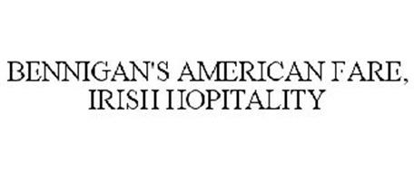 BENNIGAN'S AMERICAN FARE, IRISH HOSPITALITY