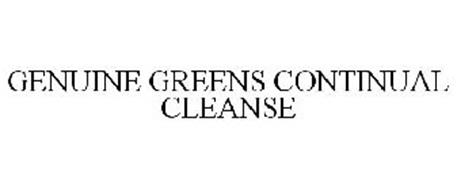 GENUINE GREENS CONTINUAL CLEANSE