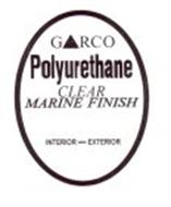 G RCO POLYURETHANE CLEAR MARINE FINISH INTERIOR-EXTERIOR