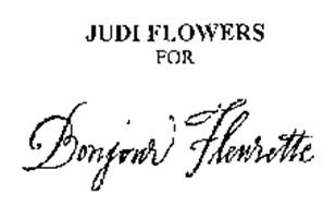 JUDI FLOWERS FOR BONJOUR FLEURETTE