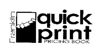 FRANKLIN QUICK PRINT PRICING BOOK