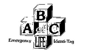 ABC OF LIFE EMERGENCY IDENTI-TAG