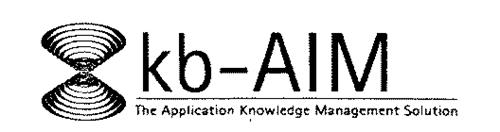 KB-AIM THE APPLICATION KNOWLEDGE MANAGEMENT SOLUTION