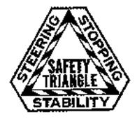 SAFETY TRIANGLE STEERING STOPPING STABILITY