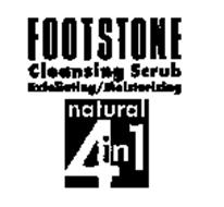 FOOTSTONE CLEANSING SCRUB EXFOLIATING/MOISTURIZING NATURAL 4 IN 1