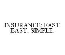 INSURANCE: FAST. EASY. SIMPLE.