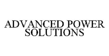 ADVANCED POWER SOLUTIONS