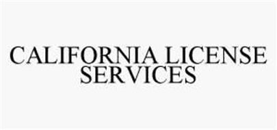 CALIFORNIA LICENSE SERVICES