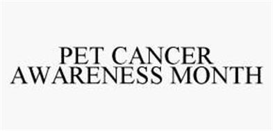 PET CANCER AWARENESS MONTH