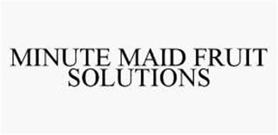 MINUTE MAID FRUIT SOLUTIONS