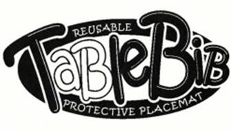 TABLE BIB REUSABLE PROTECTIVE PLACEMAT