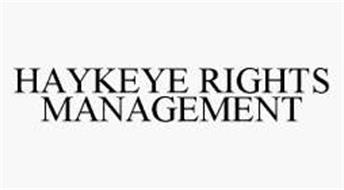 HAYKEYE RIGHTS MANAGEMENT