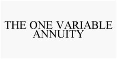 THE ONE VARIABLE ANNUITY