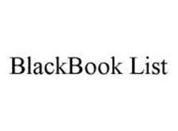 BLACKBOOK LIST