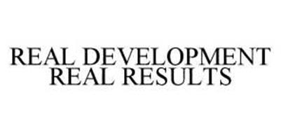 REAL DEVELOPMENT REAL RESULTS