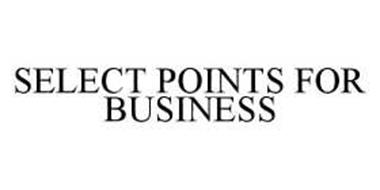 SELECT POINTS FOR BUSINESS