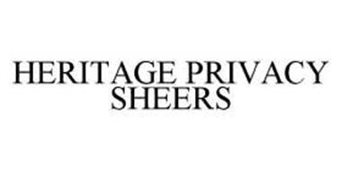 HERITAGE PRIVACY SHEERS