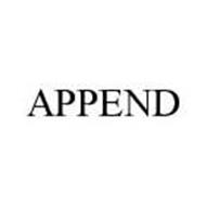 APPEND