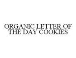 ORGANIC LETTER OF THE DAY COOKIES