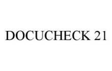 DOCUCHECK 21