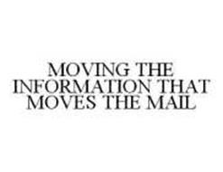 MOVING THE INFORMATION THAT MOVES THE MAIL
