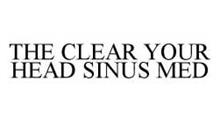 THE CLEAR YOUR HEAD SINUS MED