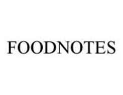 FOODNOTES