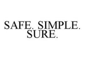 SAFE.  SIMPLE.  SURE.