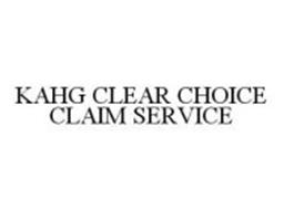 KAHG CLEAR CHOICE CLAIM SERVICE