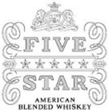 G&W FIVE STAR AMERICAN BLENDED WHISKEY