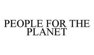 PEOPLE FOR THE PLANET