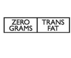 ZERO GRAMS TRANS FAT