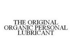 THE ORIGINAL ORGANIC PERSONAL LUBRICANT
