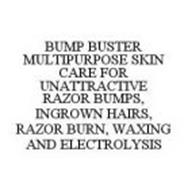 BUMP BUSTER MULTIPURPOSE SKIN CARE FOR UNATTRACTIVE RAZOR BUMPS, INGROWN HAIRS, RAZOR BURN, WAXING AND ELECTROLYSIS
