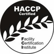 HACCP CERTIFIED FACILITY CERTIFICATION INSTITUTE
