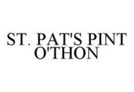 ST.  PAT'S PINT O'THON