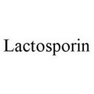 LACTOSPORIN