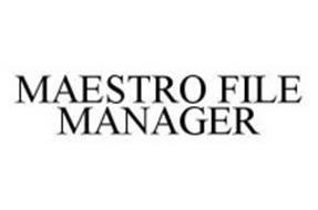 MAESTRO FILE MANAGER