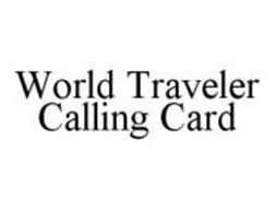 WORLD TRAVELER CALLING CARD